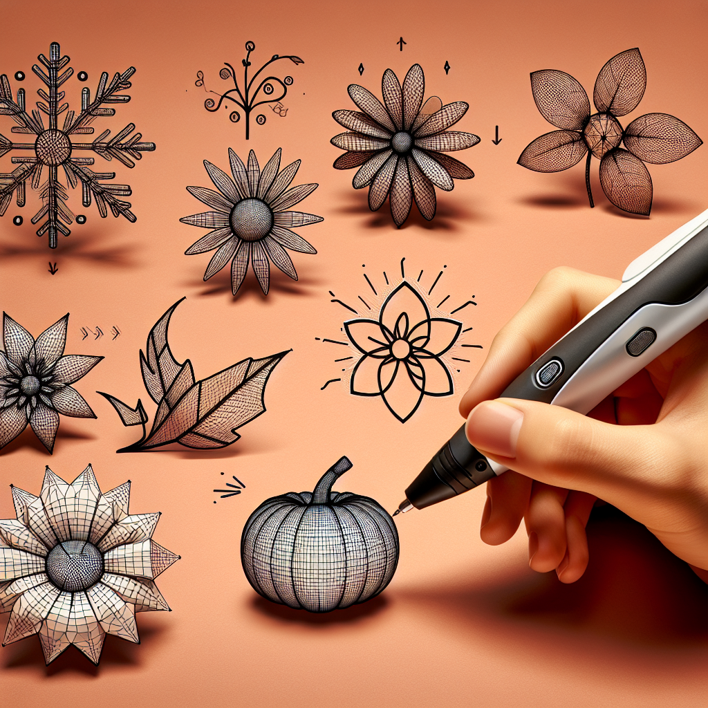 ¿Cómo crear arte con bolígrafo 3D para decoraciones de temporada?