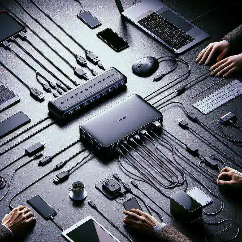 ¿Cuál es la diferencia entre un concentrador USB-C y una estación de acoplamiento?
