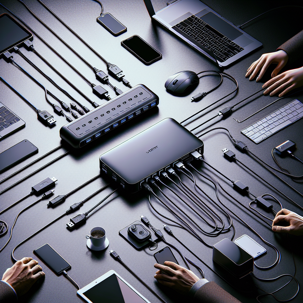 ¿Cuál es la diferencia entre un concentrador USB-C y una estación de acoplamiento?
